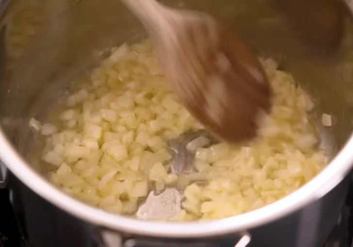 Step 02 – Soften the Onion