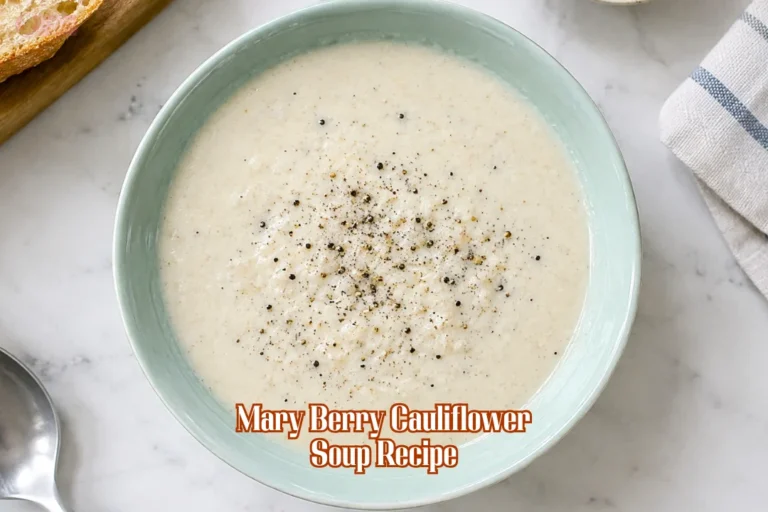Mary Berry Cauliflower Soup Recipe